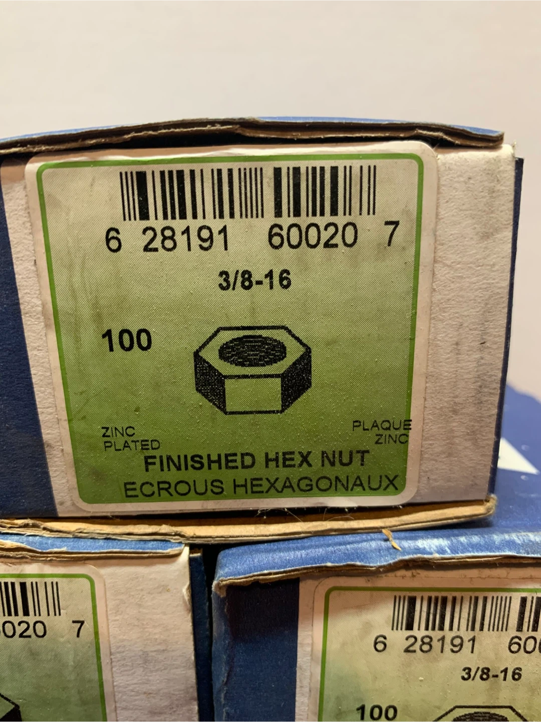 3/8 ZINC PLATED NUTS - photo 3
