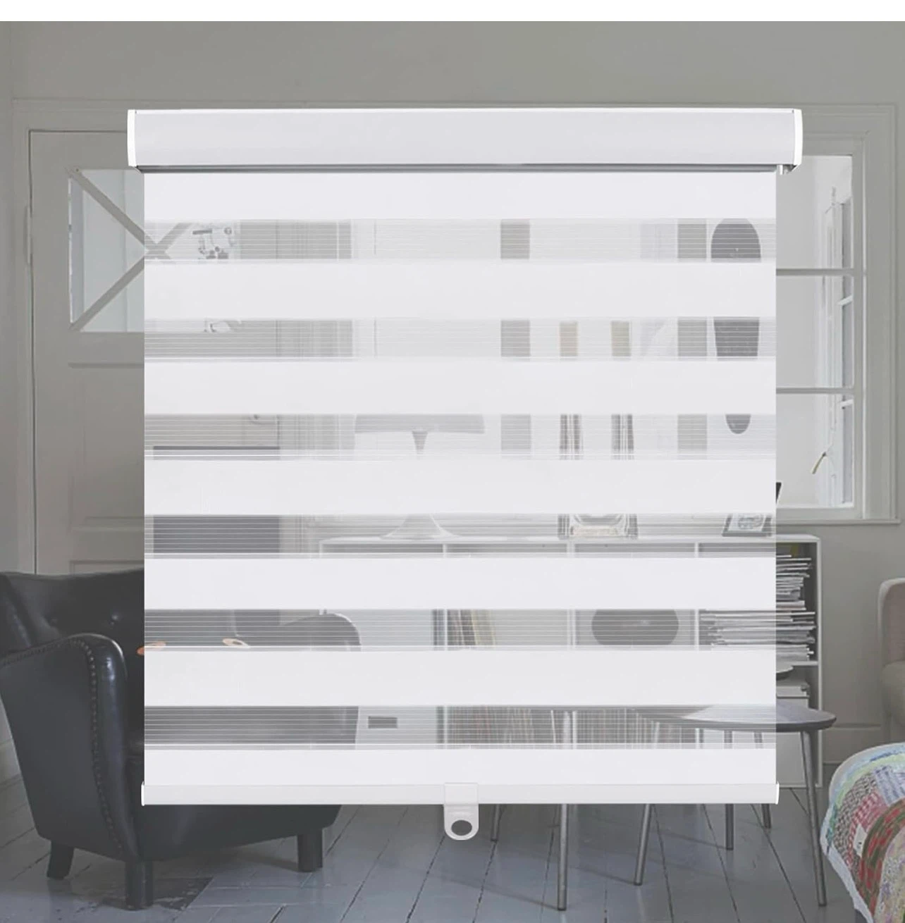BNIB Zebra Blinds 84W x 183H White