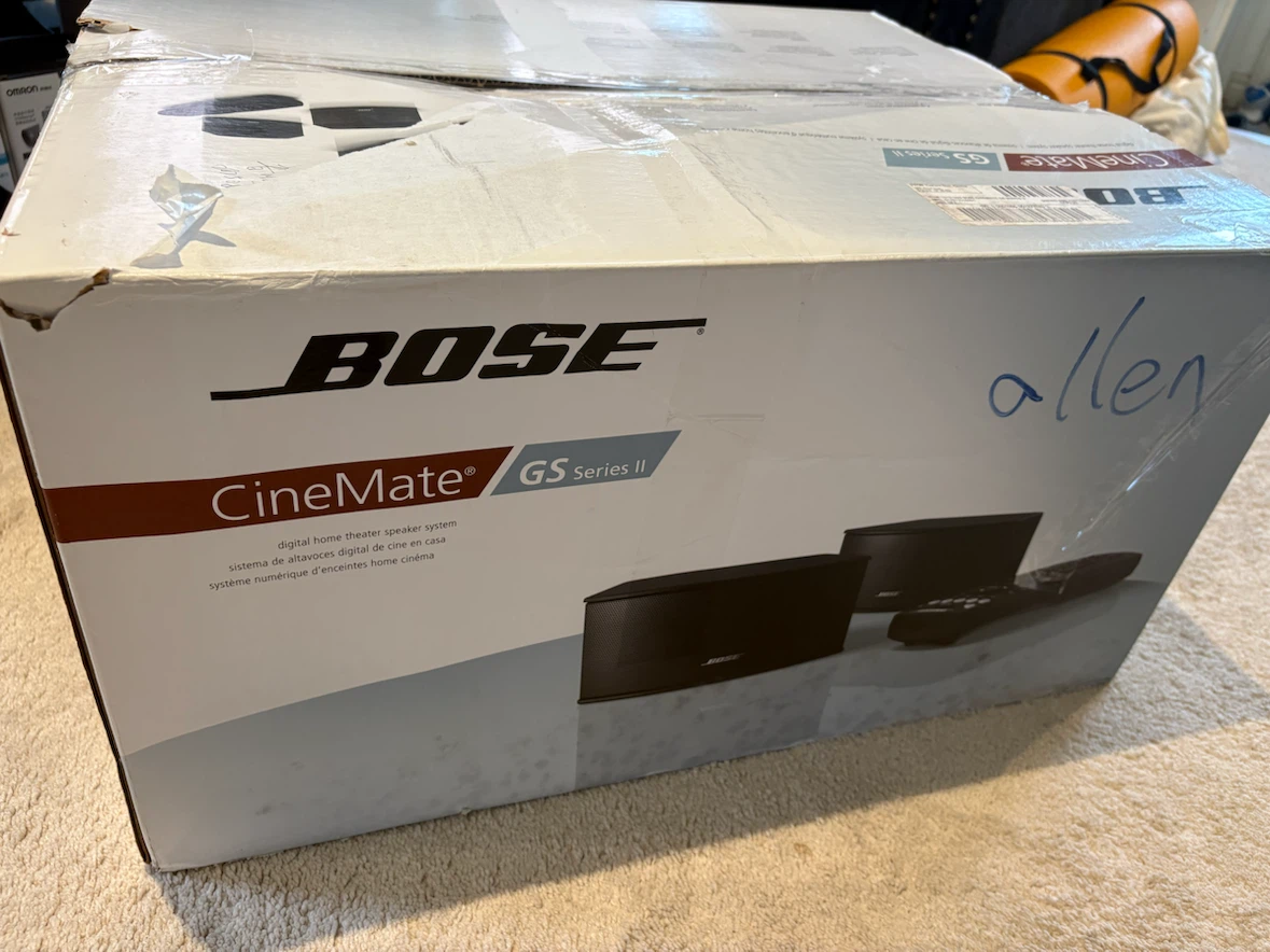 Bose home theatre system