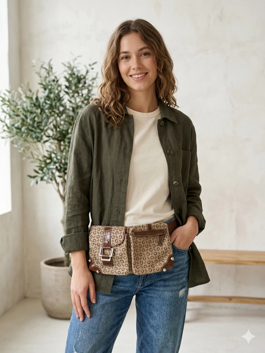 Guess Monogram Belt Bag - photo 4