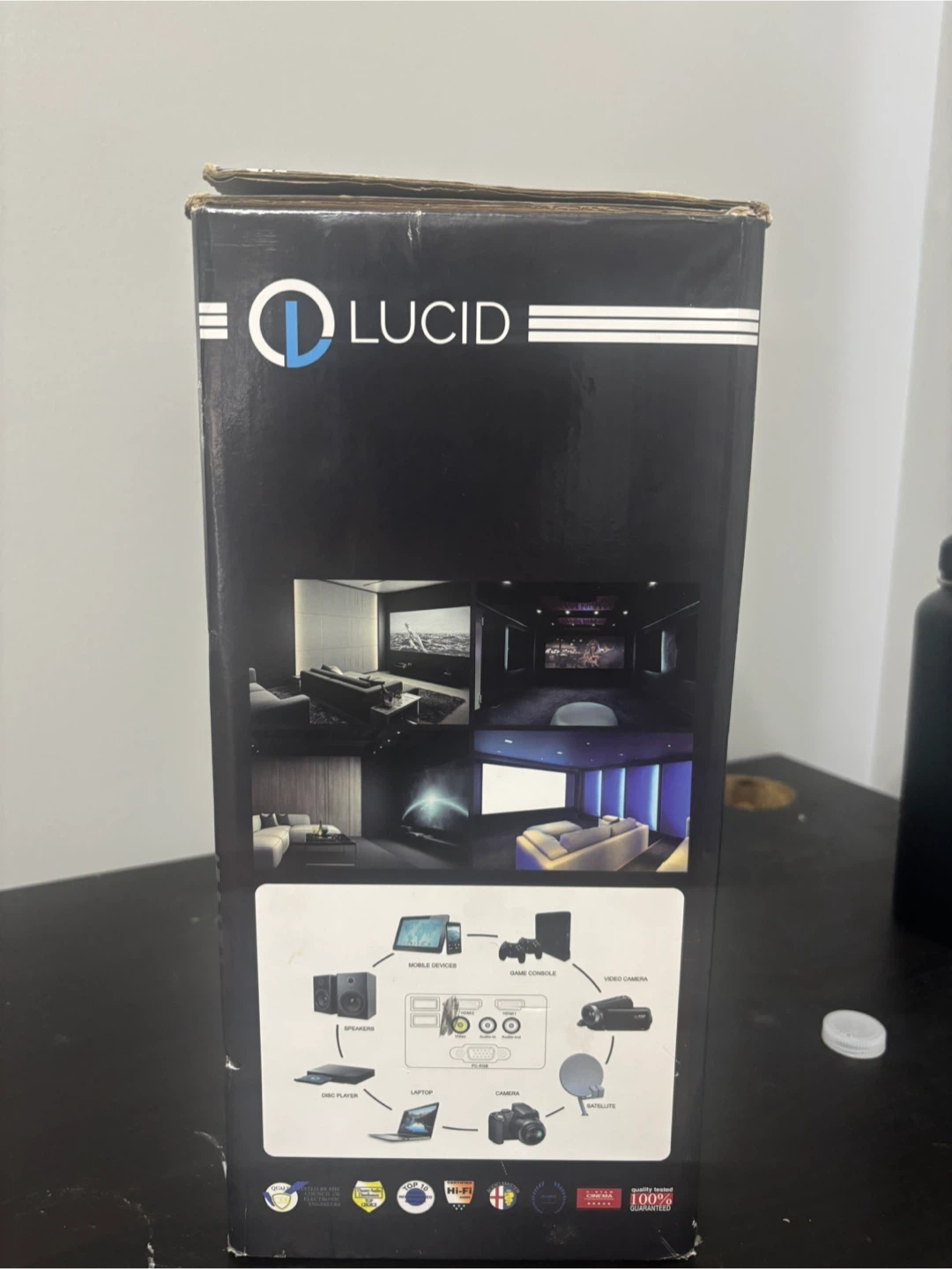 LUCID XG-170 LED 4K HDMI 3D Smart Projector - photo 2