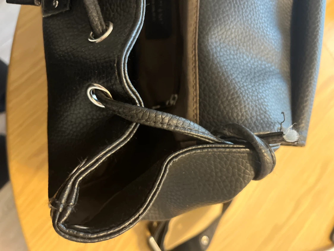 Matt & Nat Black Faux Leather Backpack - photo 3