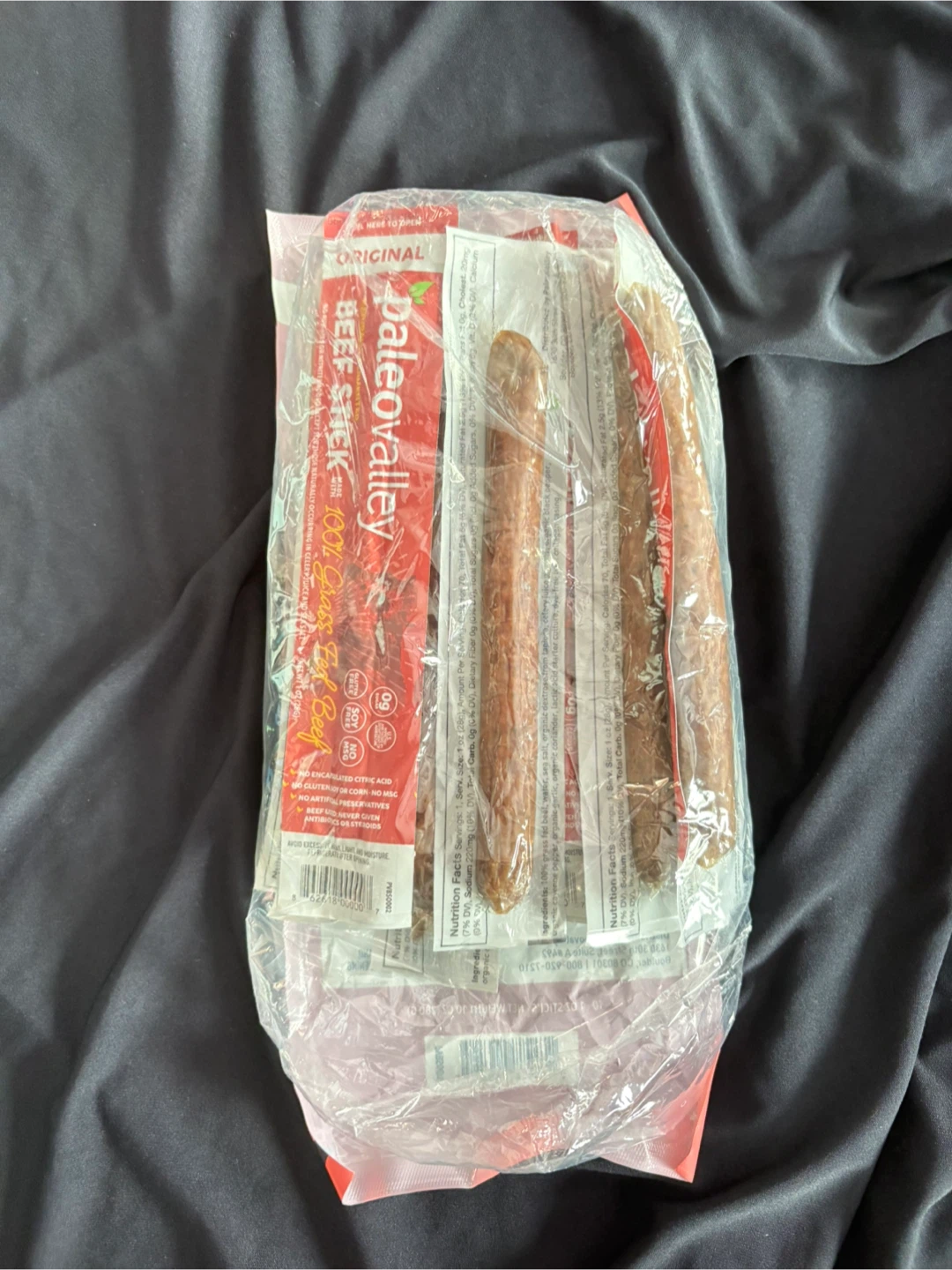 PaleoValley Original Grass Fed Beef Sticks (10 oz) - photo 2