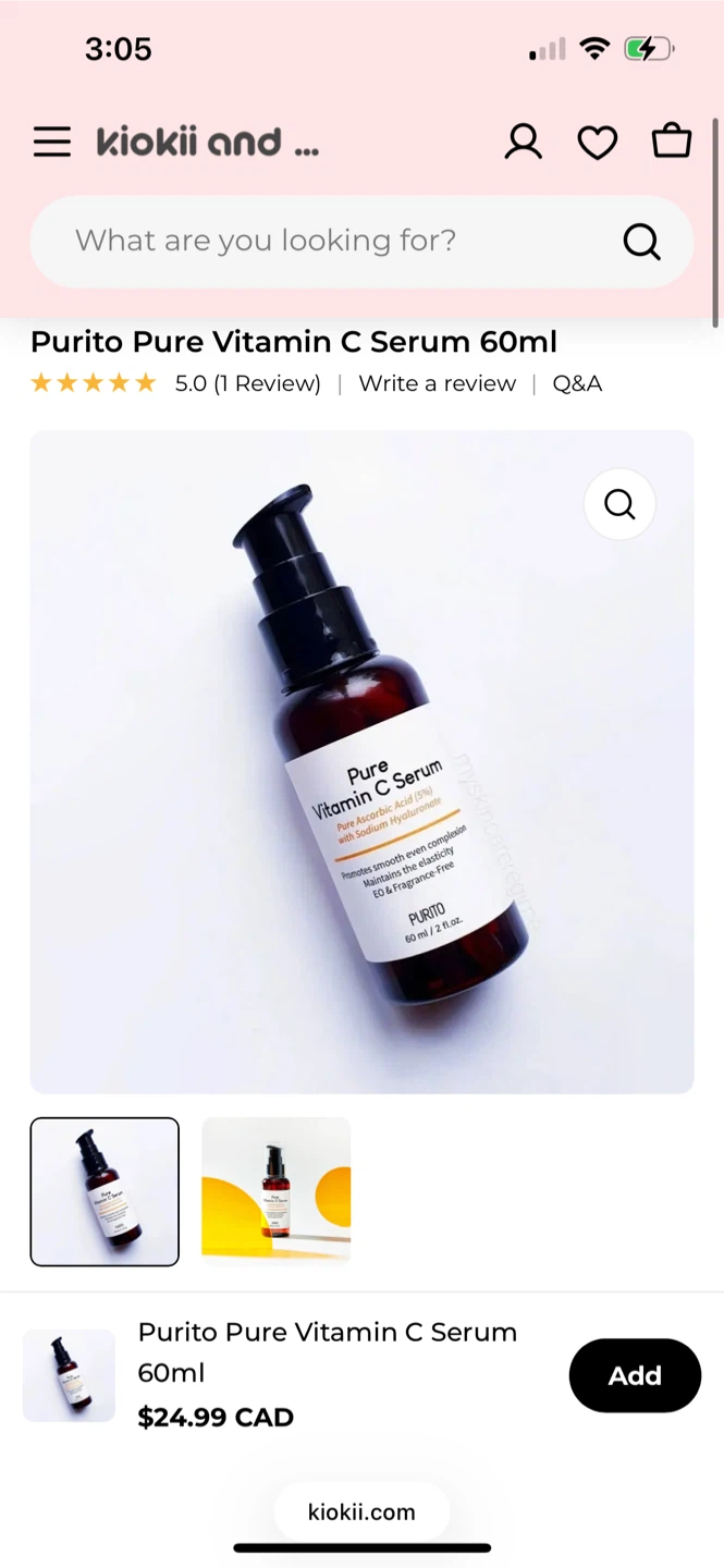 Purito Pure Vitamin C Serum 60ml - photo 2