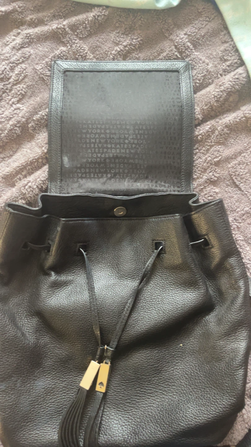 Kate Spade Black Leather Backpack - photo 2