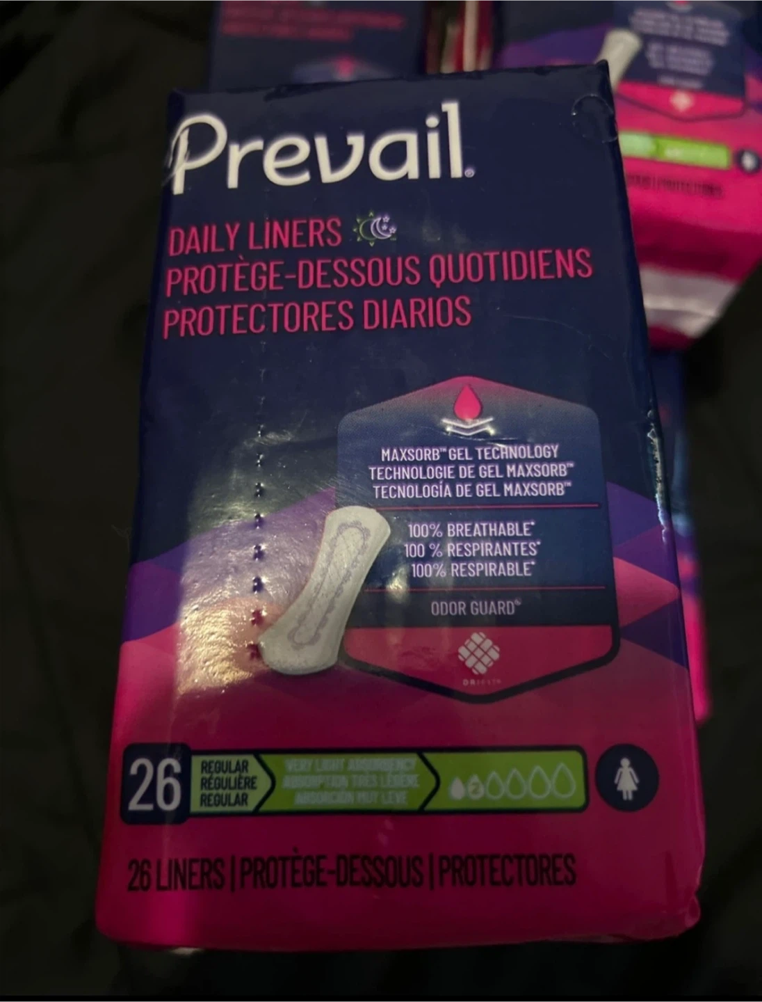 Prevail Liners (4) & Bed Pads (1)