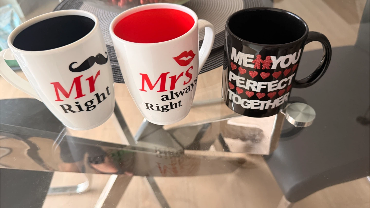 Coffee Mugs Mr. & Mrs. Perfect Together