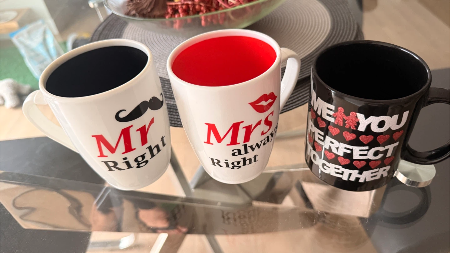 Coffee Mugs Mr. & Mrs. Perfect Together - photo 2