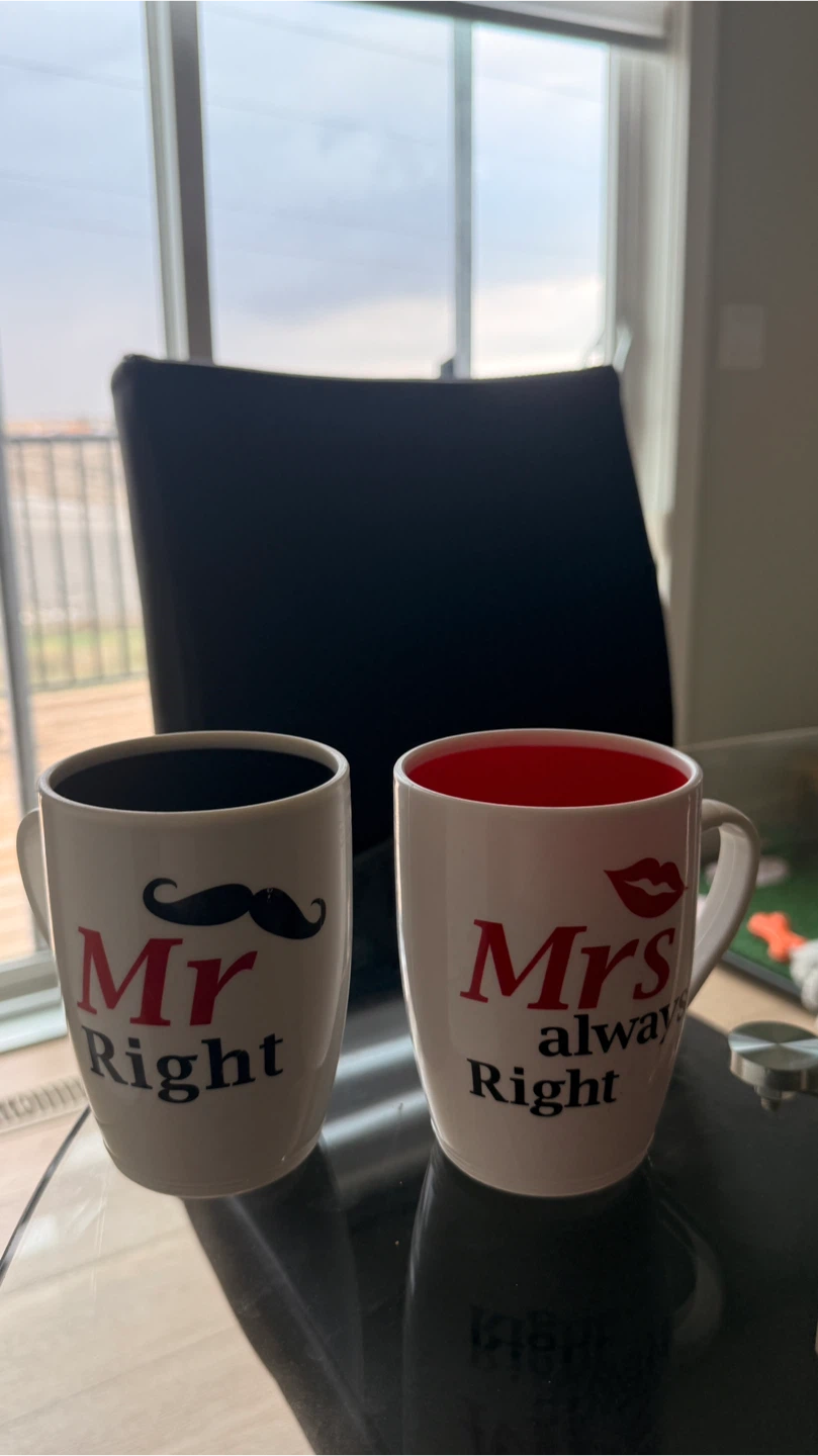 Coffee Mugs Mr. & Mrs. Perfect Together - photo 3