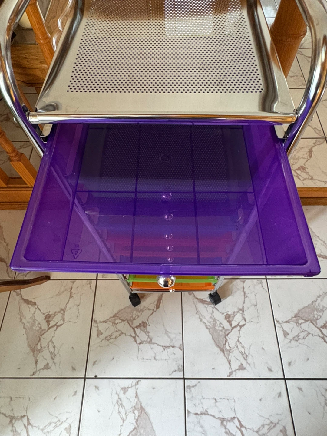 Rolling Storage Cart with 9 Drawers - photo 2