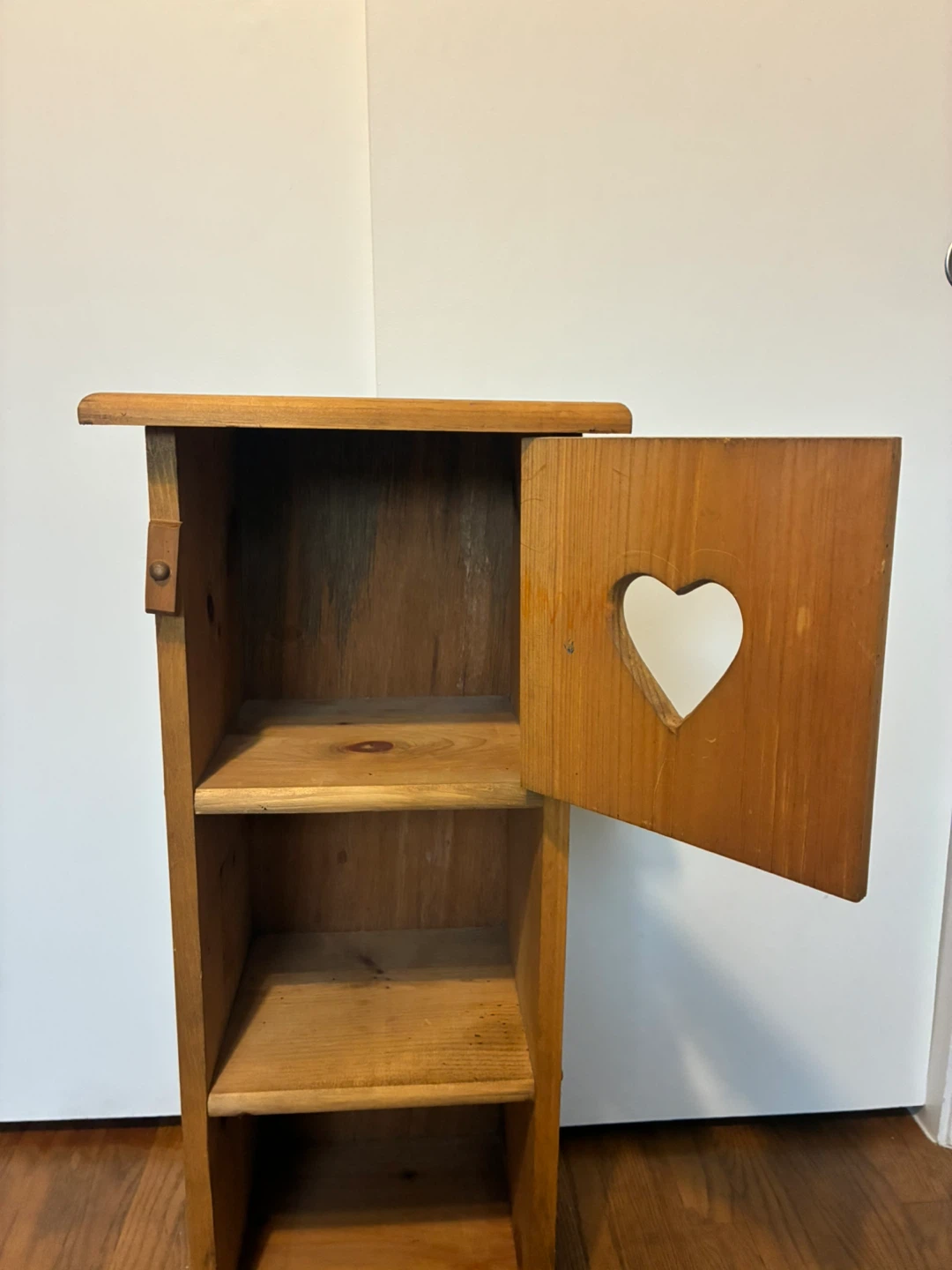 Wooden Cabinet with Heart Cutout - photo 4