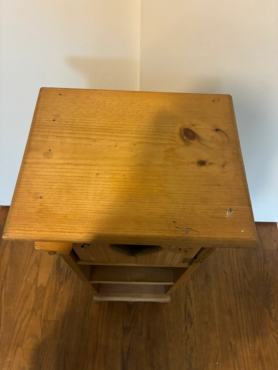 Wooden Cabinet with Heart Cutout - photo 5