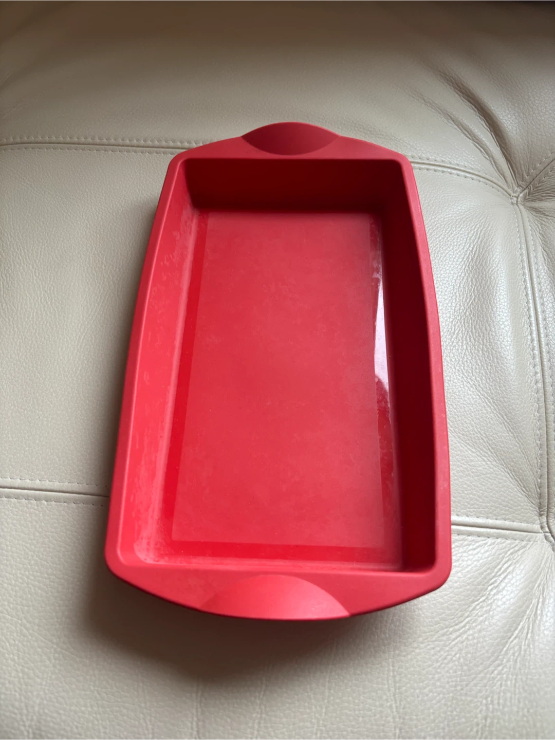 Tupperware Red Silicone Baking Mold