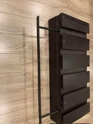 Dark Wood Wine Rack