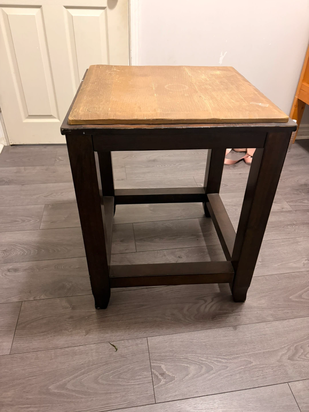 Dark Wood Side Table - photo 4