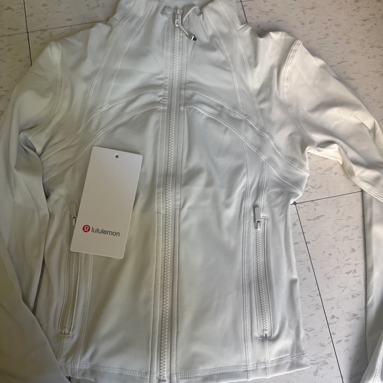 Lululemon White Full Zip Jacket - photo 2