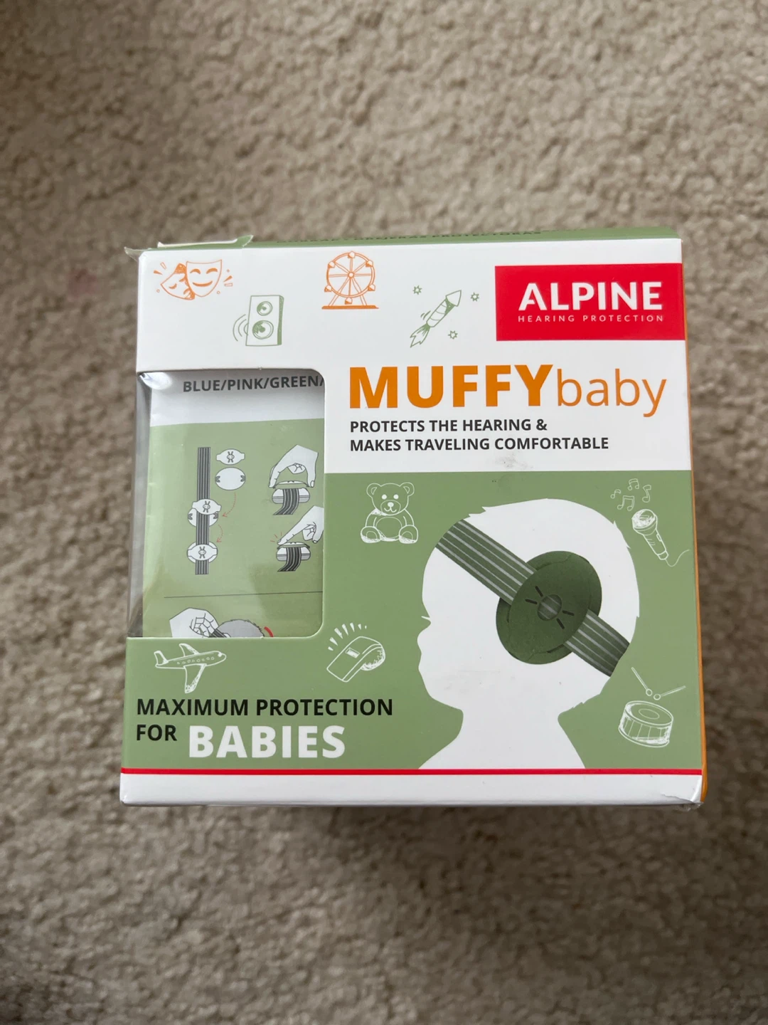 Alpine Muffy Baby Hearing Protection Earmuffs