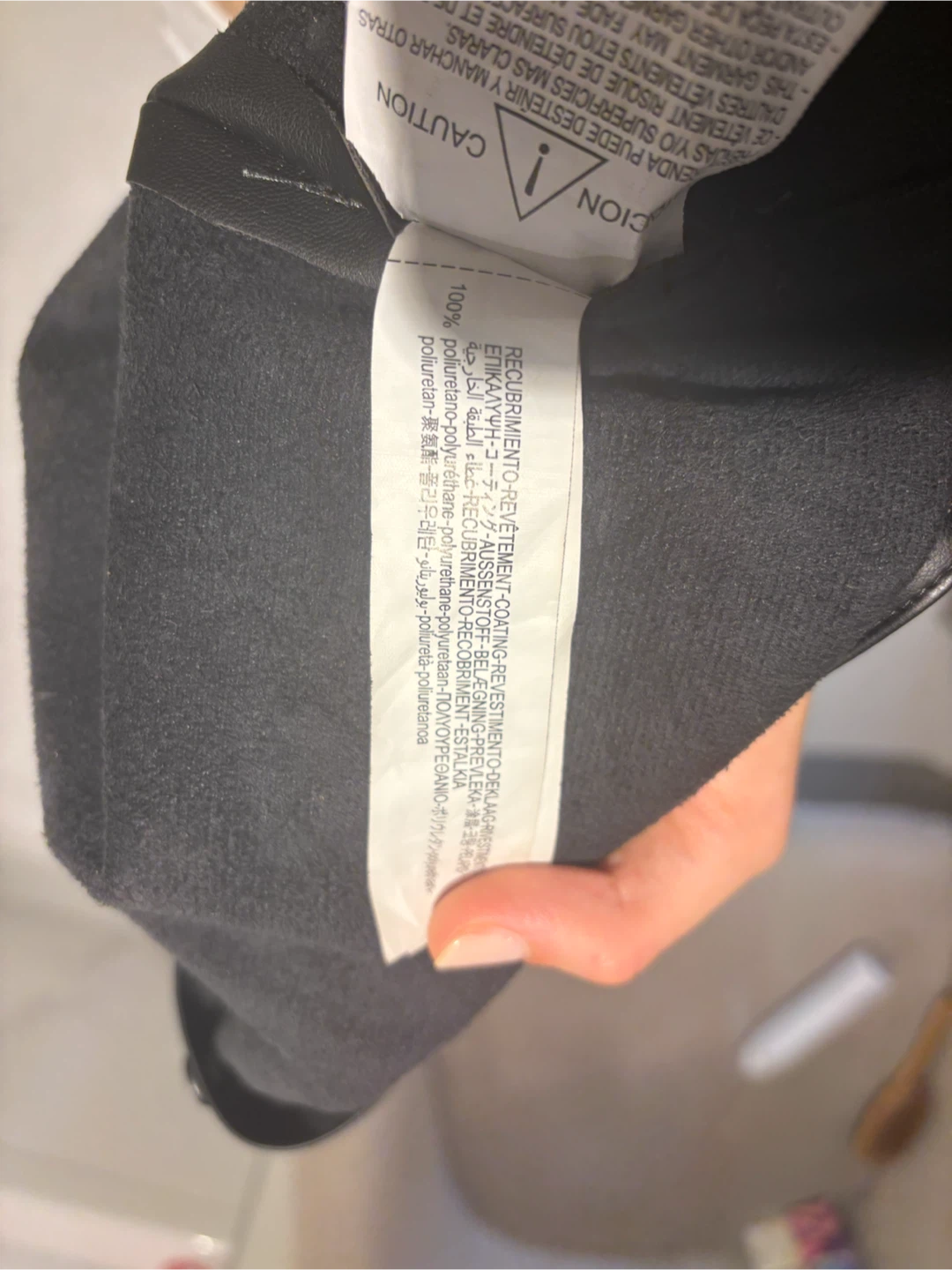 ZARA Black Faux Leather Shirt Jacket - photo 3