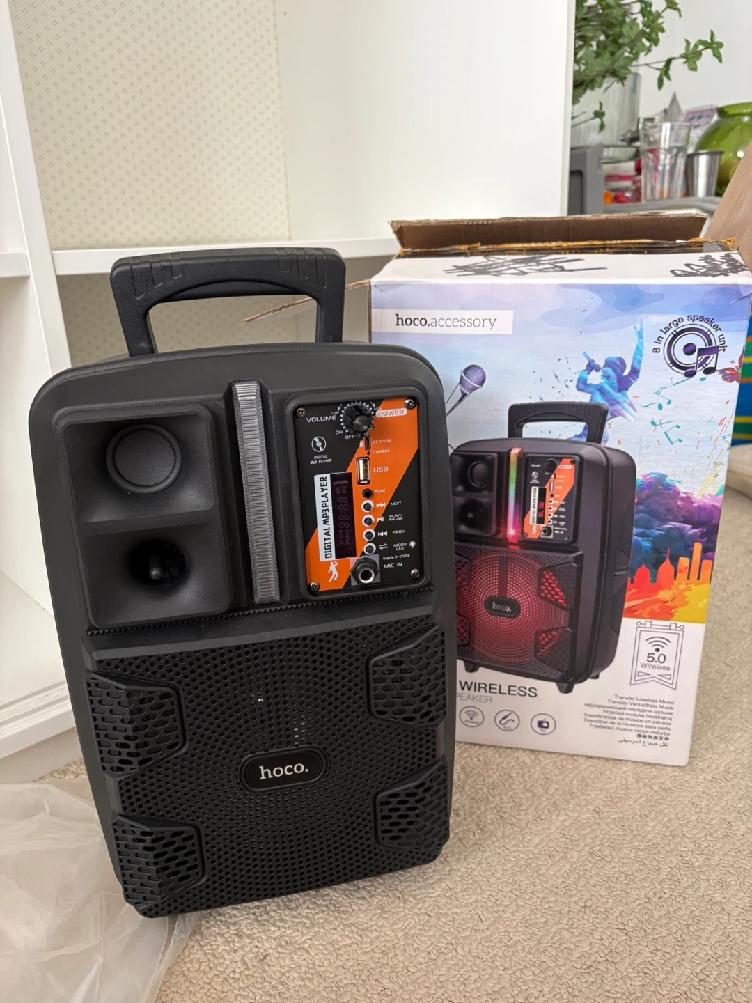 HOCO BS37 Dancer Wireless Portable Speaker with Microphone