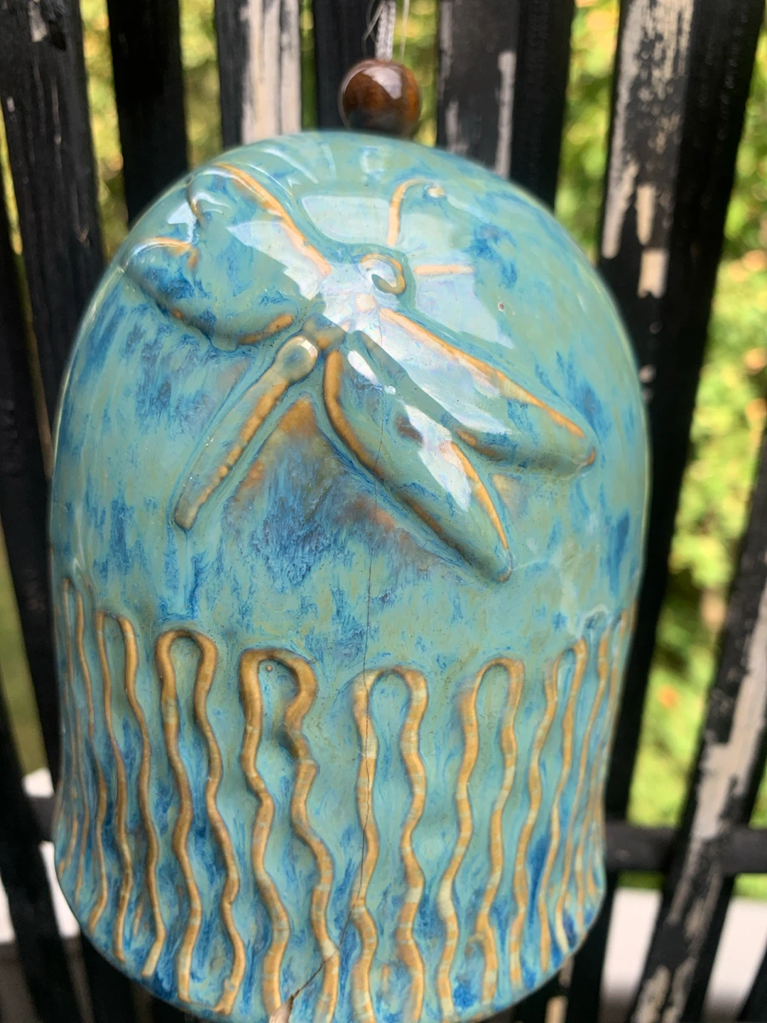 Ceramic Dragonfly Wind Chime - photo 2