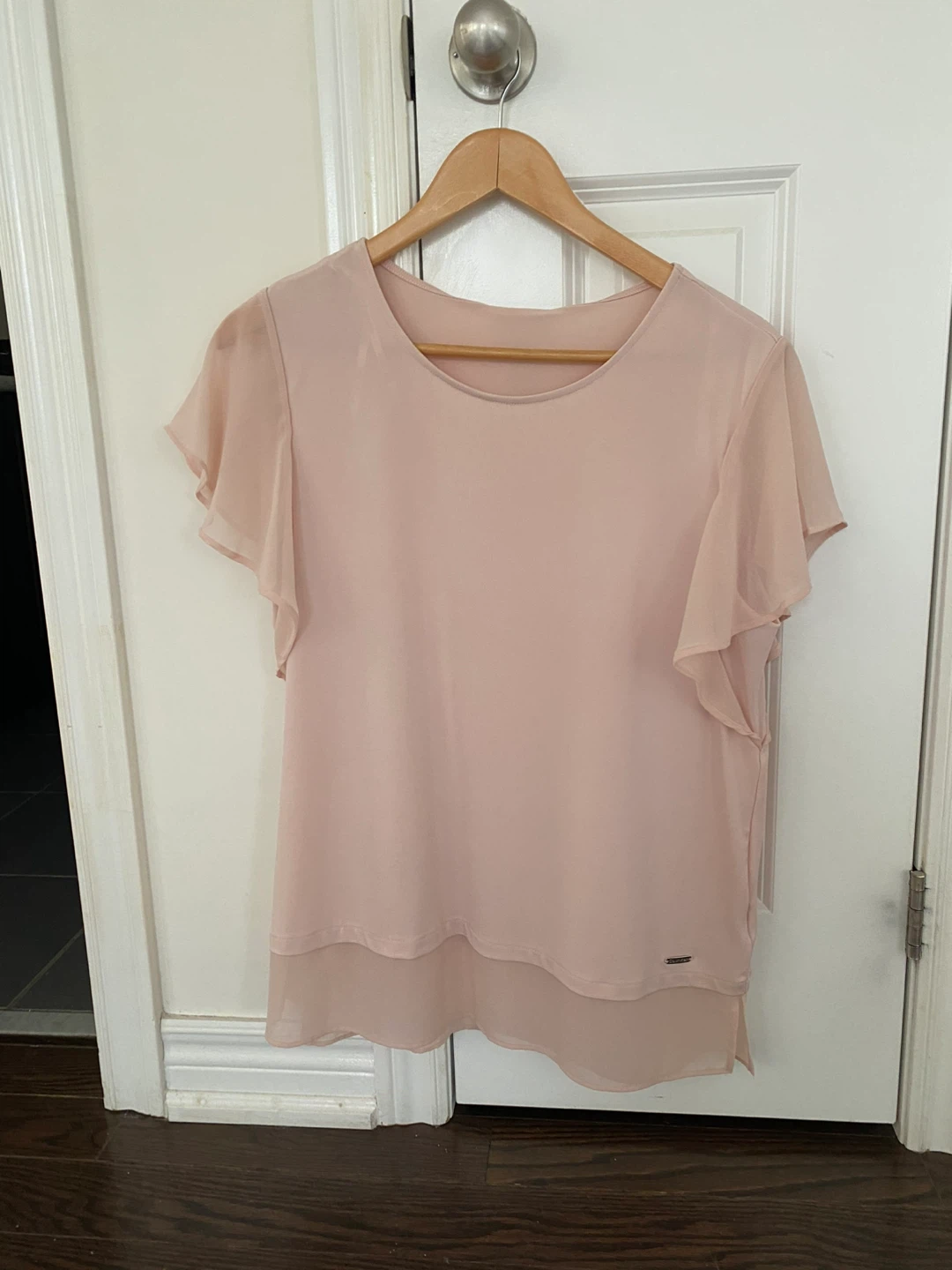 Calvin Klein Women's Blouse - blush - Size M