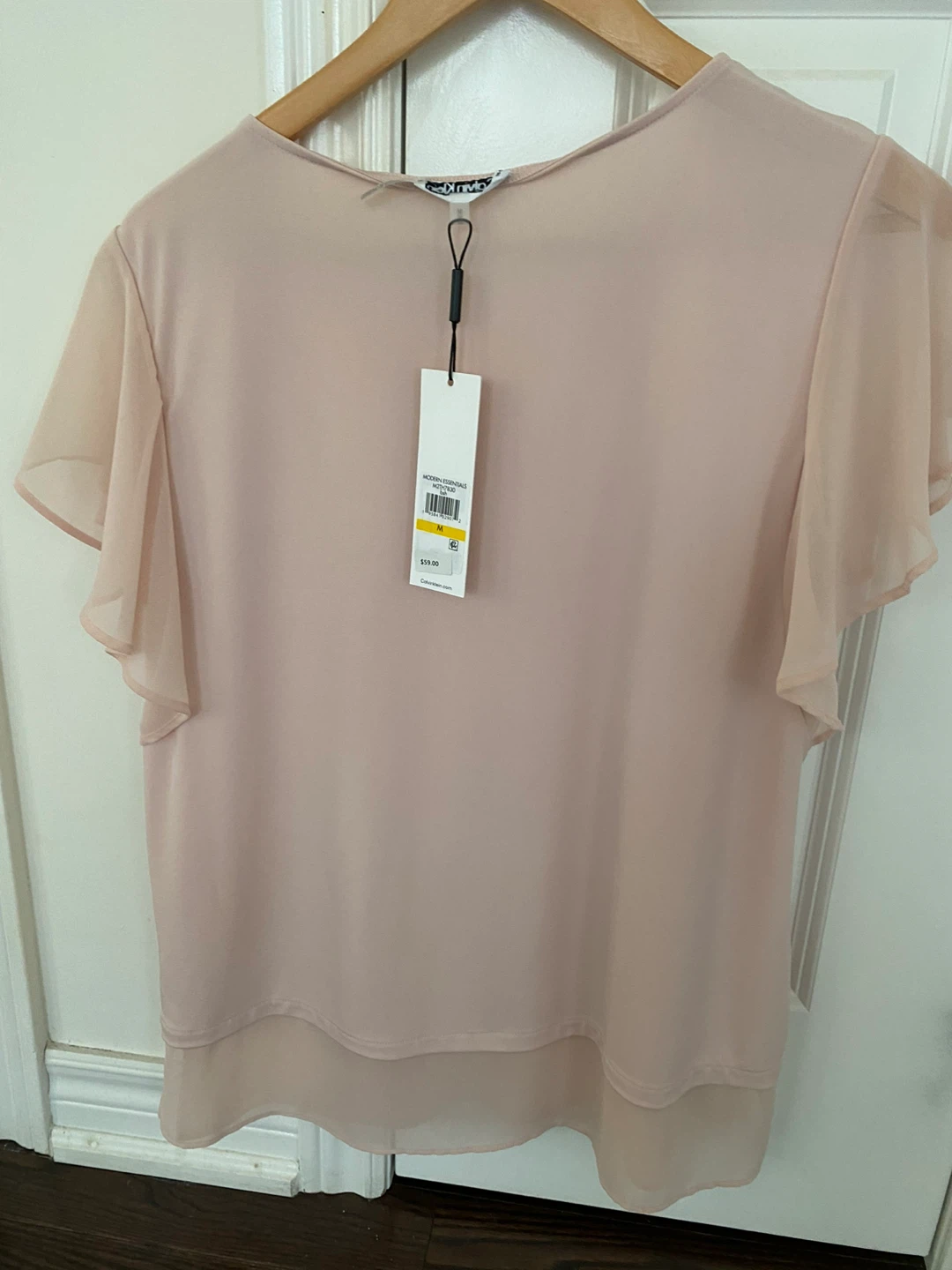 Calvin Klein Women's Blouse - blush - Size M - photo 2