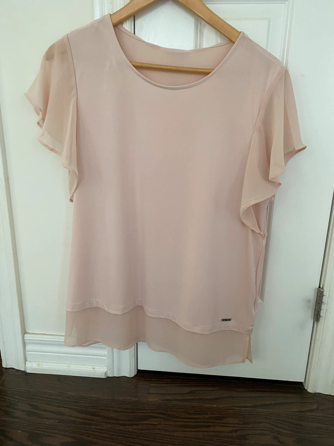 Calvin Klein Women's Blouse - blush - Size M - photo 3