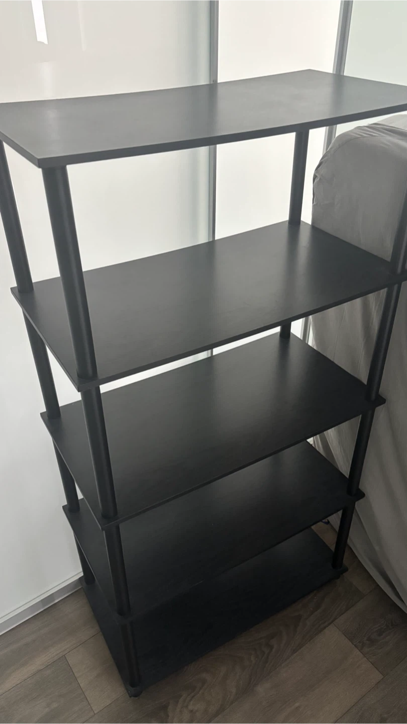 MOVE SALE!! Black 5-Shelf Bookshelf