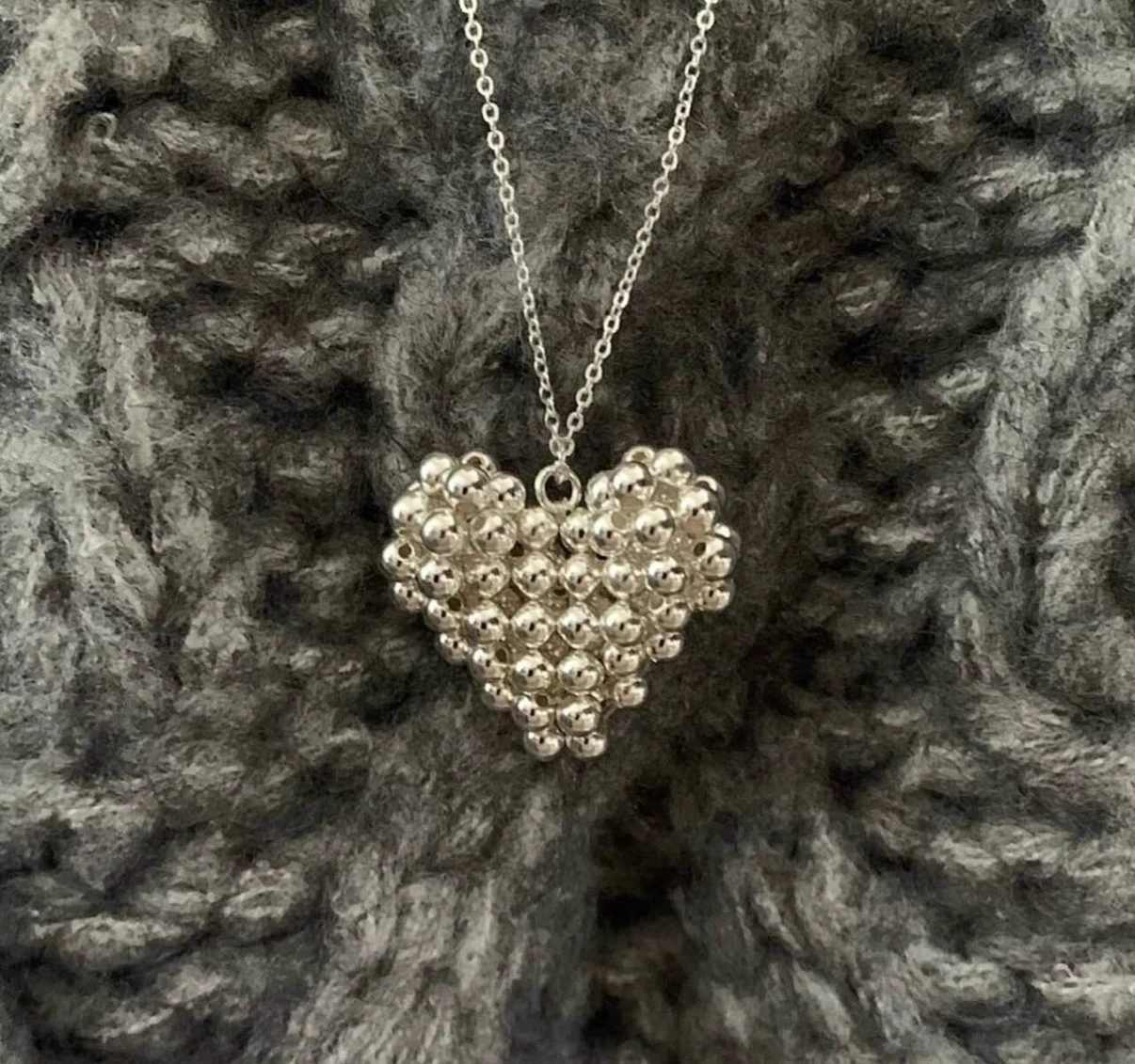 Korean heart necklace