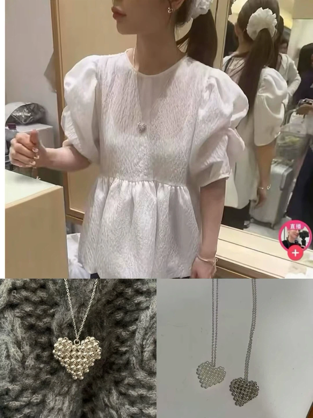 Korean heart necklace - photo 4