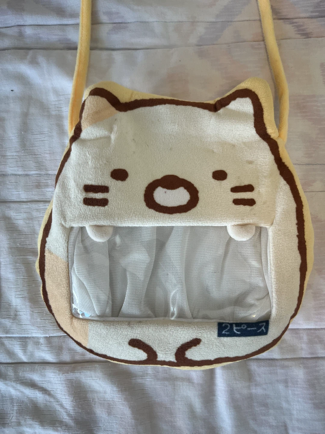 San-X Sumikko Gurashi Cat Plush Pouch Bag - photo 2