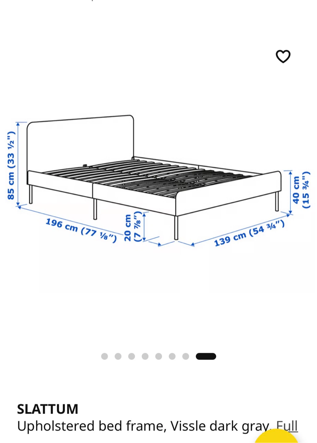 IKEA Slattum Bed New in Box - photo 4