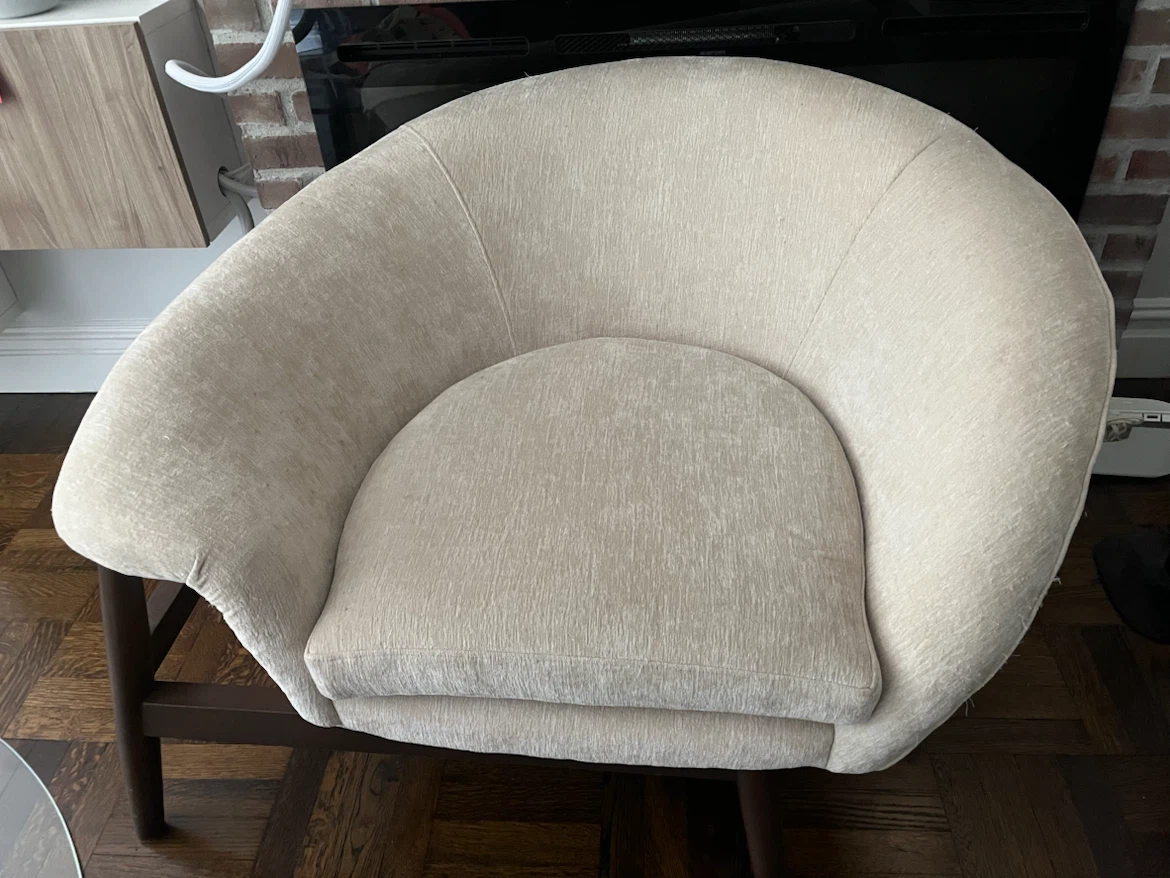 Joybird Asymmetric Louie Chair