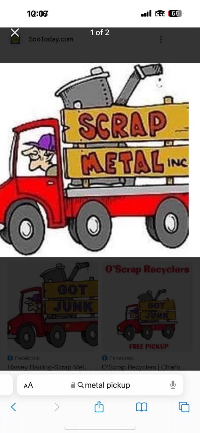 Scrap metal pickup