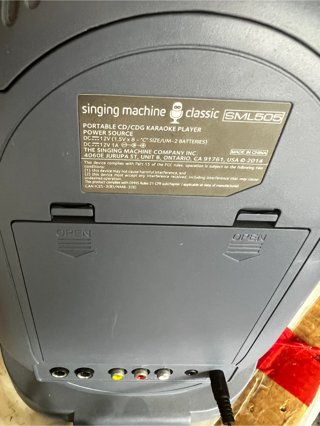 Singing Machine Classic Karaoke Player SML505 - photo 2