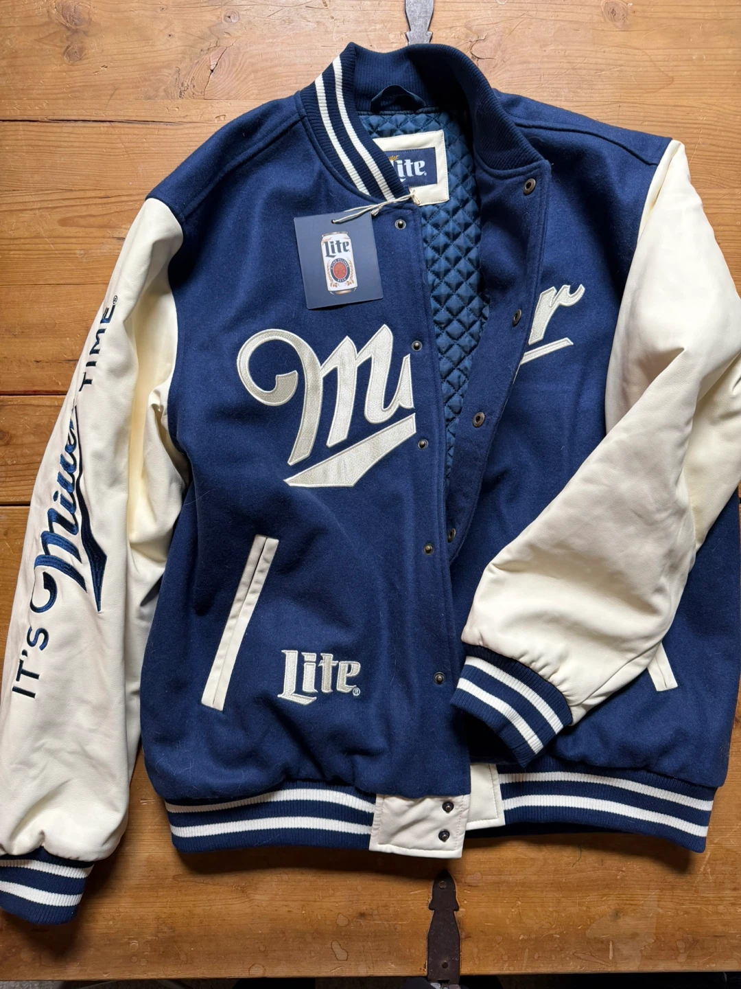Miller Lite Varsity Jacket XL
