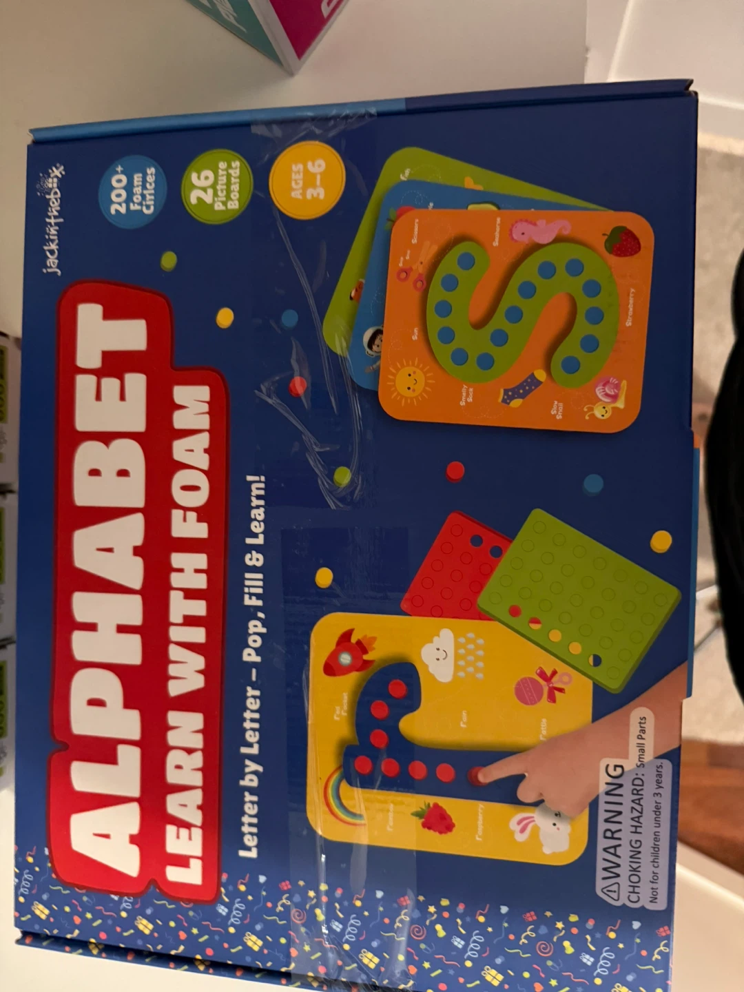 Jackin The Box Alphabet Learn With Foam Educational Toy
