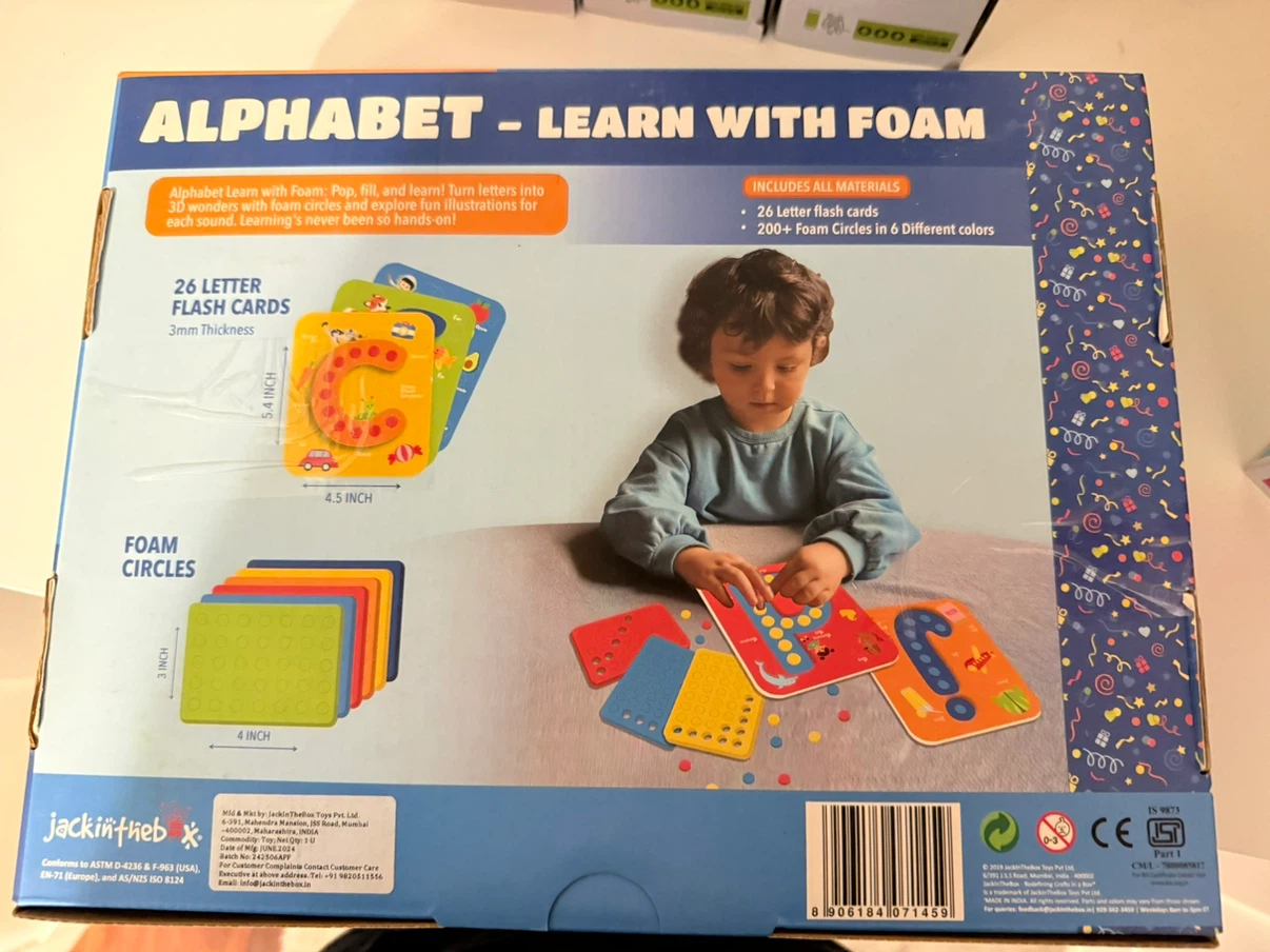 Jackin The Box Alphabet Learn With Foam Educational Toy - photo 2