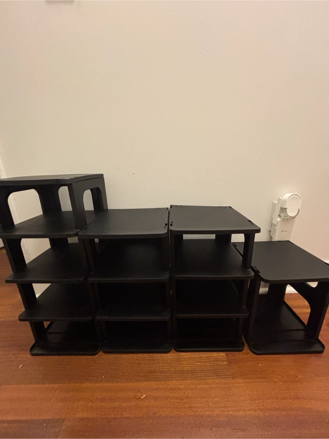 Black Modular Shoe Storage Unit - photo 2