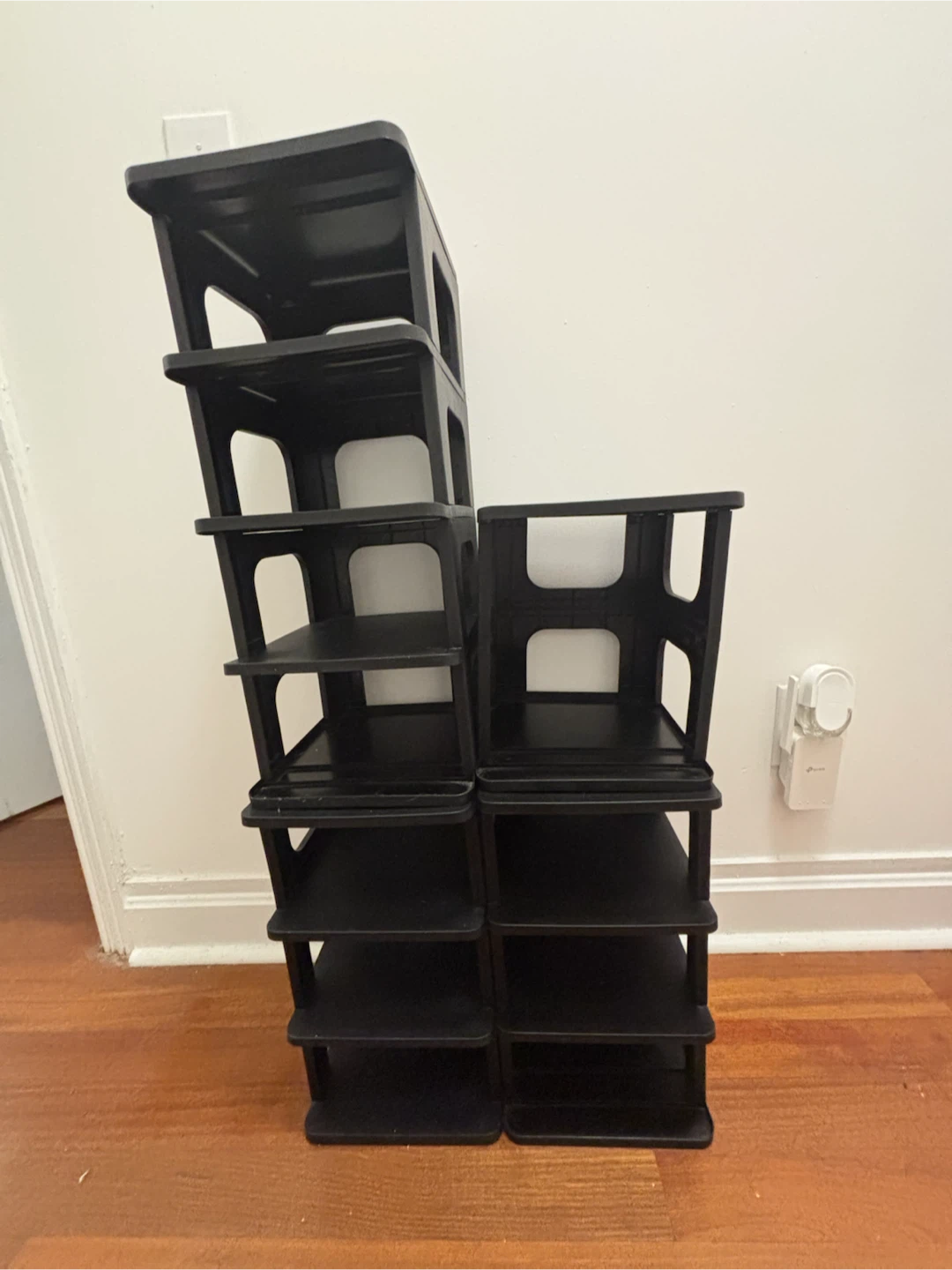Black Modular Shoe Storage Unit - photo 3