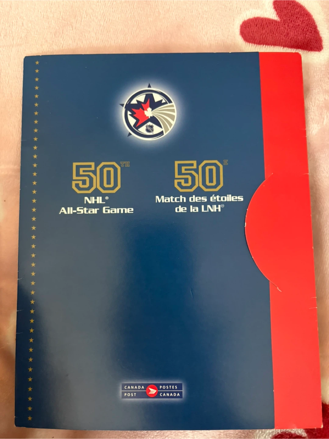 MINT 2000 Canada Post 50th NHL All-Star Game Souvenir Stamps - photo 2