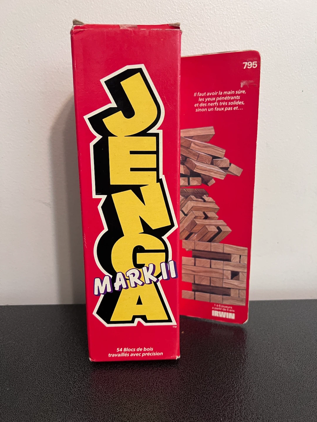 Vintage Jenga Mark II – Complete 54-Piece Set