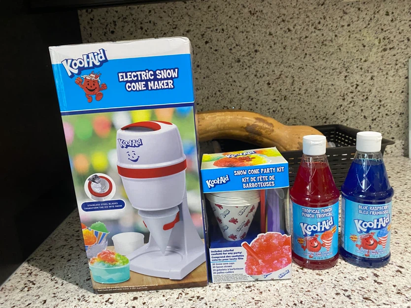 Kool-Aid Electric Snow Cone Maker with Party Kit and Syrups