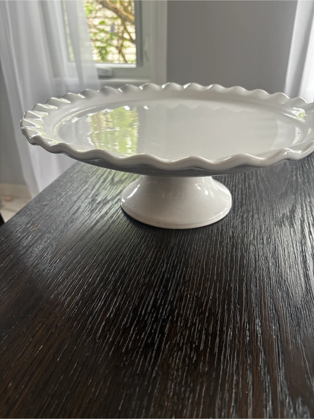 White Ceramic Cake Stand