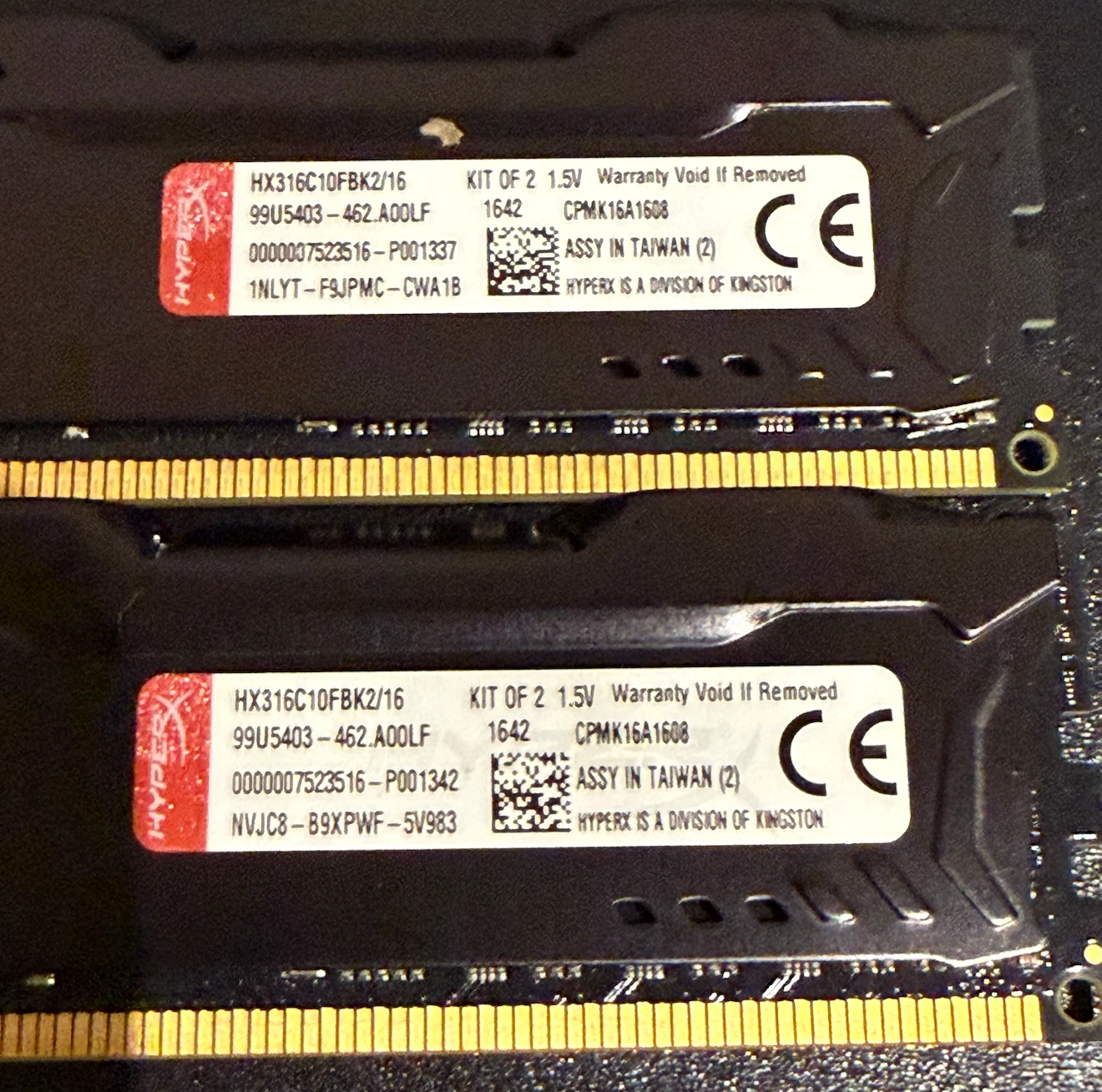 HyperX Fury 16GB (2x8GB) DDR3 RAM Kit - photo 2
