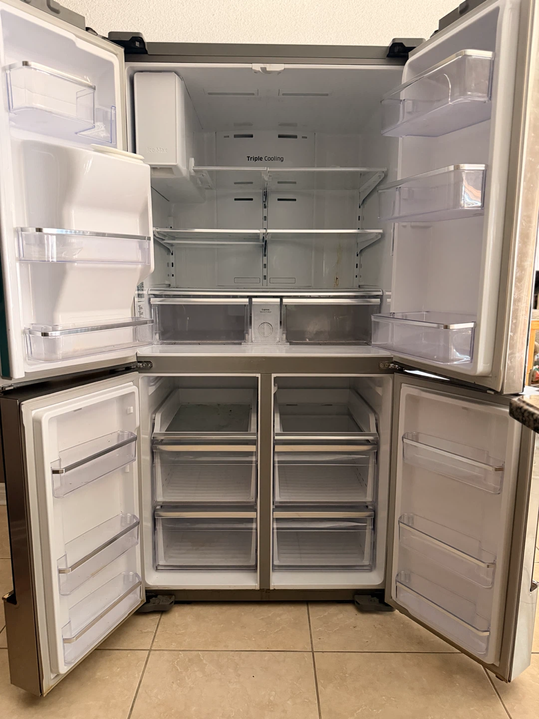 Samsung Stainless Steel Refrigerator with Water Dispenser - photo 2