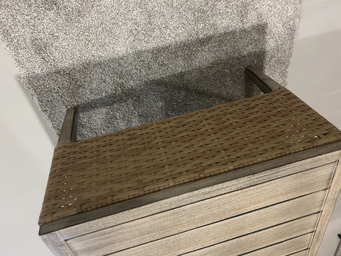 Wicker metal Top Coffee Table - photo 4