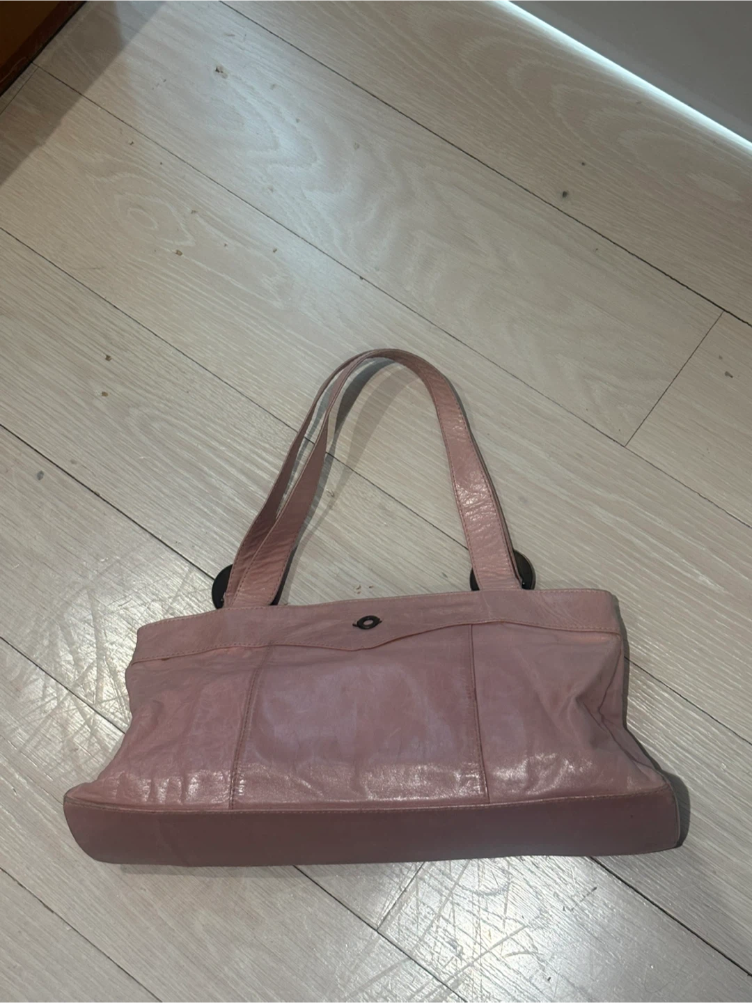 Flavio Olivera Pink Leather Handbag Vintage Shoulder Bag  Used - photo 2