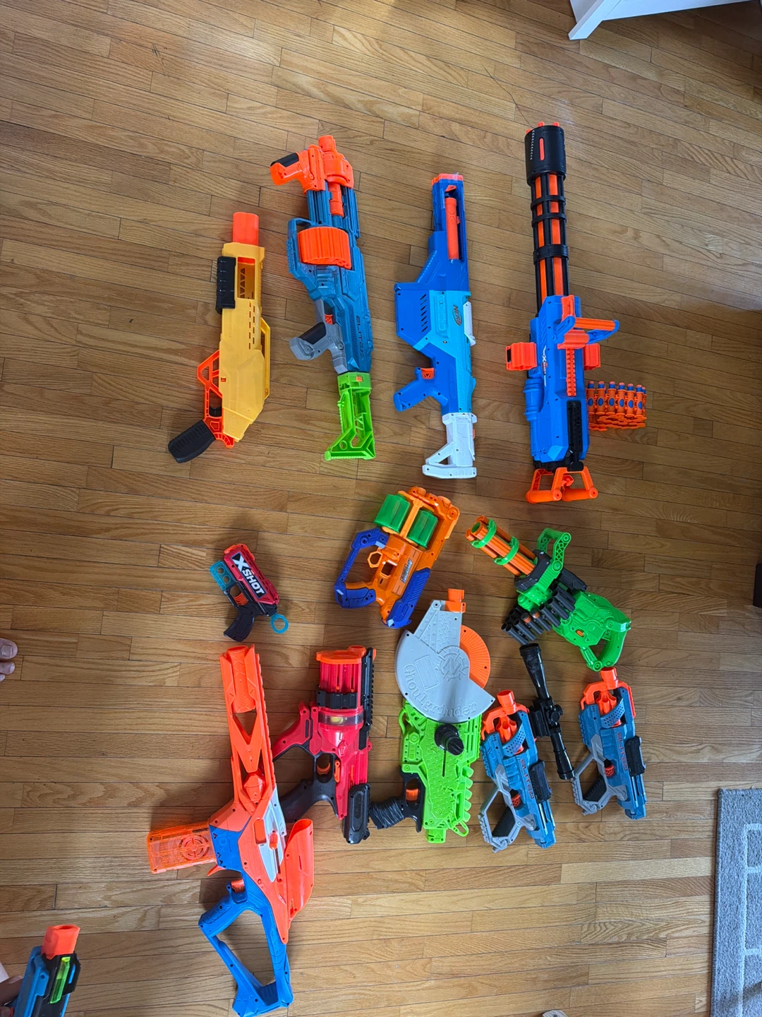 Assorted Nerf and X-Shot Blasters