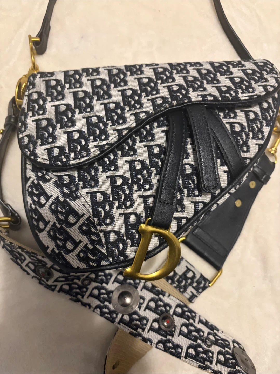 Dior-Inspired Saddle Bag